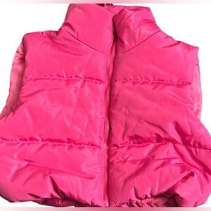 Plus size solid zipper crop zipperr vest coat crop vest